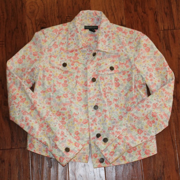 ralph lauren floral jacket